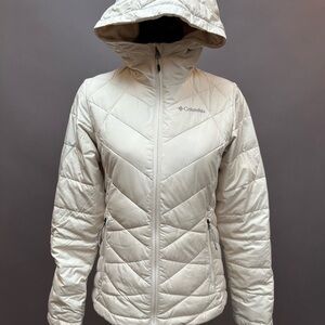 Columbia Women's Off-White Quilted Ski Jacket